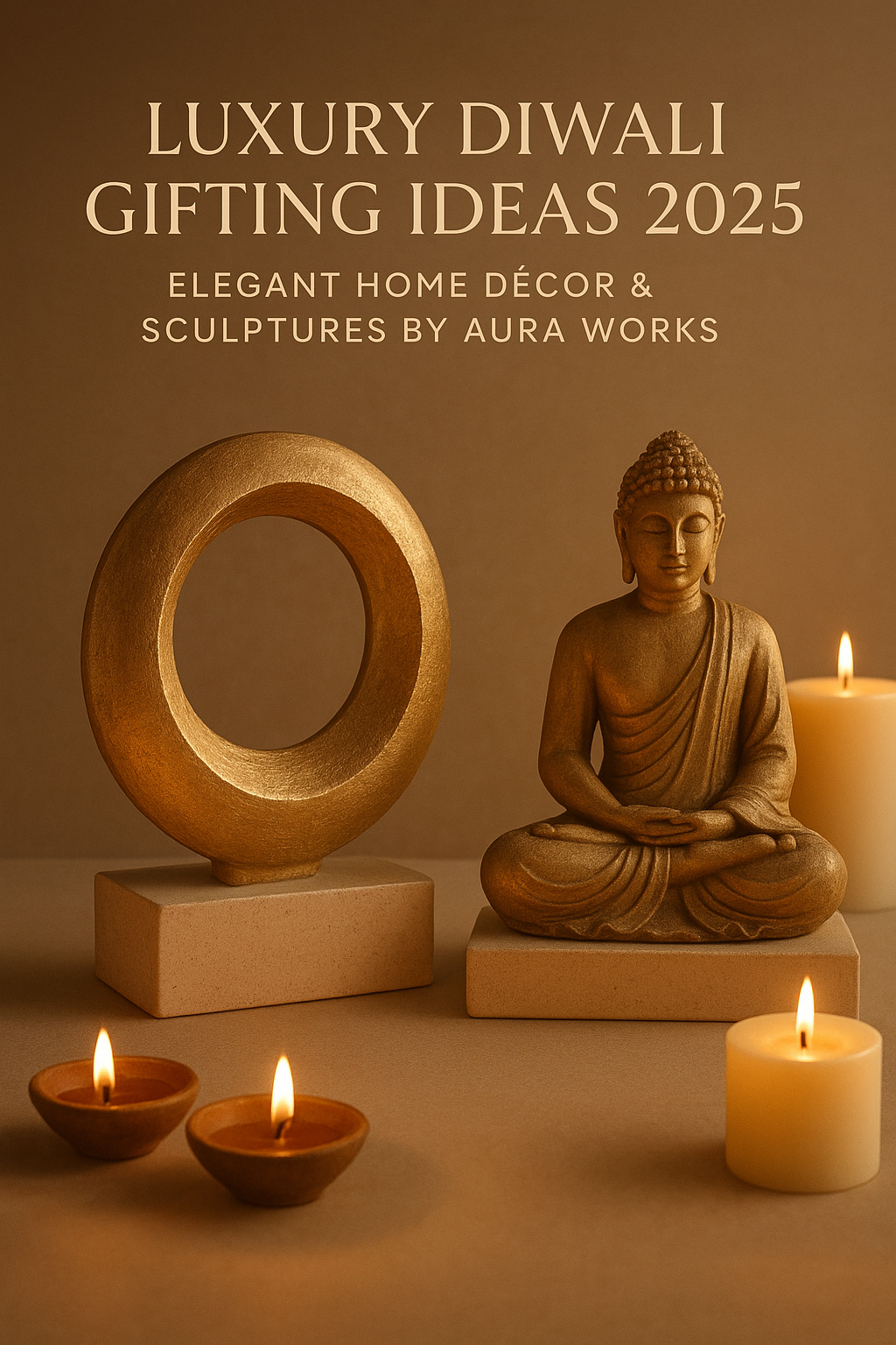 Luxury Diwali Gifting Ideas 2025 — Elegant Sculptures & Décor from Aura Works
