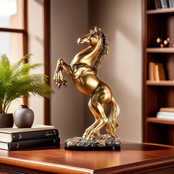 Resin Horse Statue _ Modern horse figurine Decor aura works