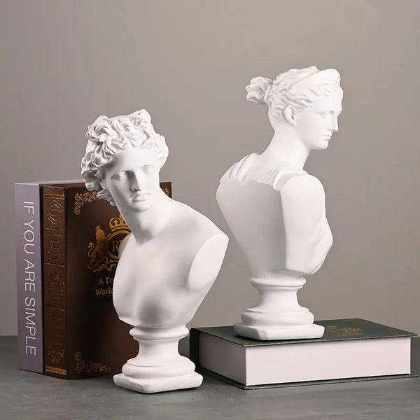Apollo & Artemis _ Greek mythology sculpture Aura works Decor