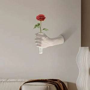 Hand Vase _ Artistic hand-shaped vase Aura works