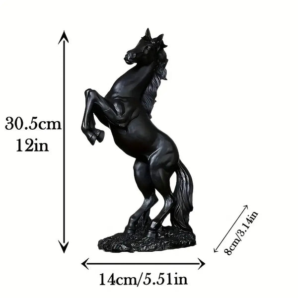 Resin Horse Statue _ Modern horse figurine Decor aura works