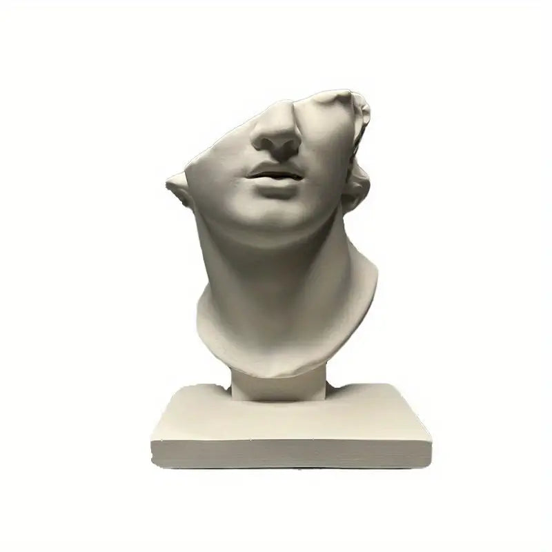 Vintage-style Roman bust statue displayed in modern home interior Auraworks decor