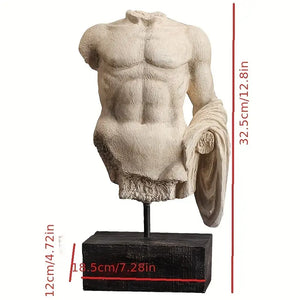 Greek Male Torso Sculpture _ Classical torso bust Decor Aura works