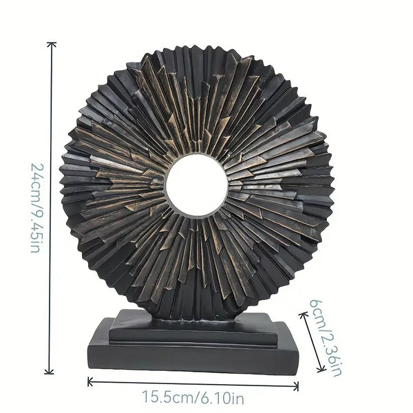Resin Solar Flower Sculpture _ Resin solar flower sculpture decor aura works