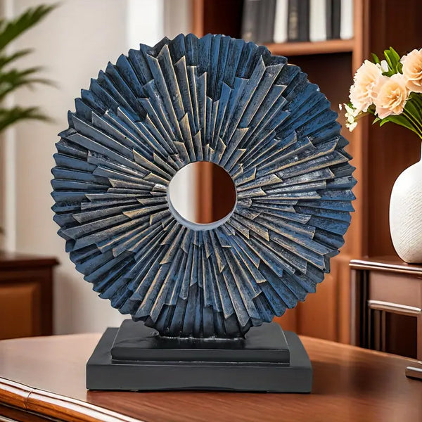 Resin Solar Flower Sculpture _ Resin solar flower sculpture decor aura works