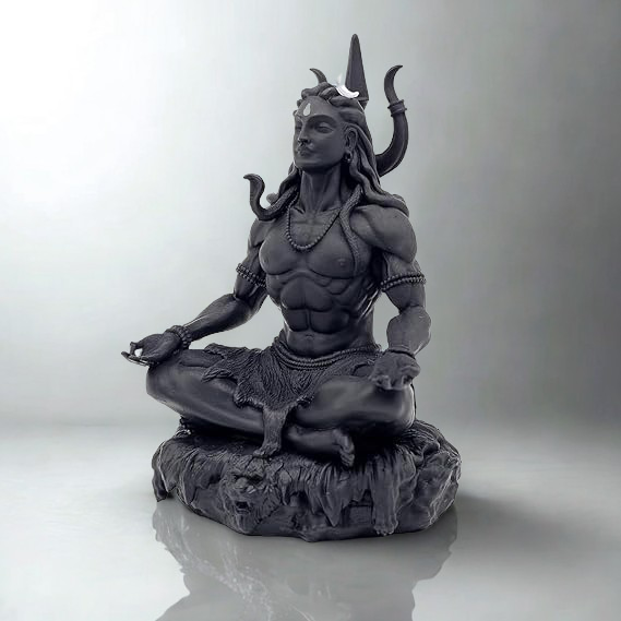 Lord Shiva in Meditation idol decor aura works