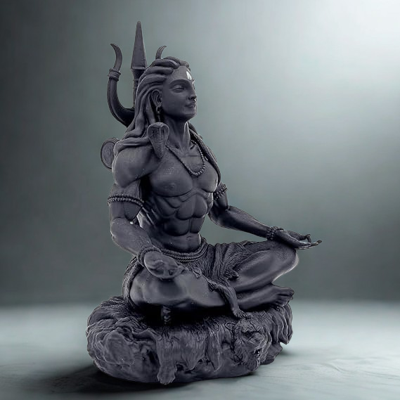 Lord Shiva in Meditation  aura works