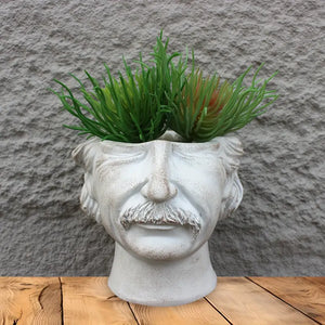 Old Man Wisdom Vase _ Elderly face vase Aura works