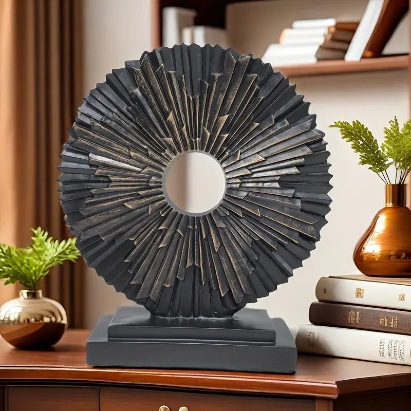 Resin Solar Flower Sculpture _ Resin solar flower sculpture decor aura works