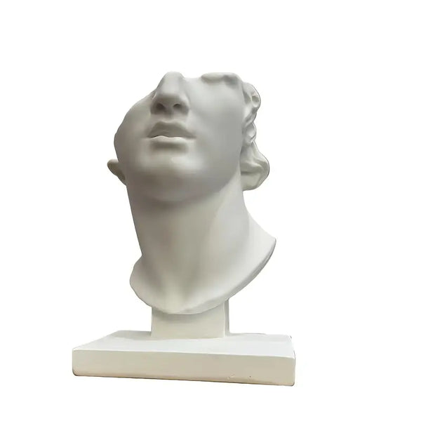 Vintage-style Roman bust statue displayed in modern home interior Auraworks decor