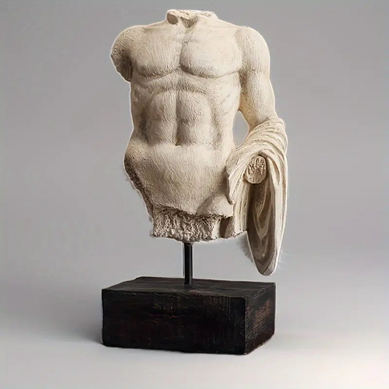Greek Male Torso Sculpture _ Classical torso bust Decor Aura works