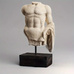 Greek Male Torso Sculpture _ Classical torso bust Decor Aura works