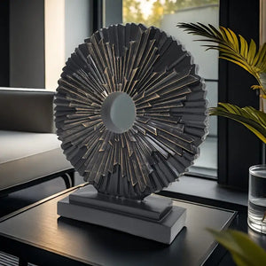 Resin Solar Flower Sculpture _ Resin solar flower sculpture decor aura works