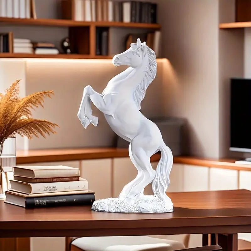 Resin Horse Statue _ Modern horse figurine Decor aura works