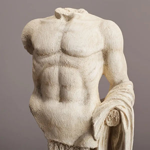 Greek Male Torso Sculpture _ Classical torso bust Decor Aura works