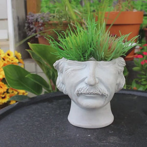Old Man Wisdom Vase